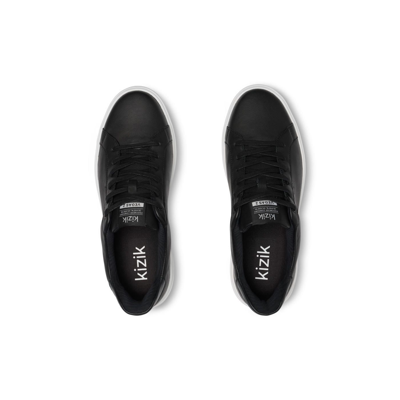 Men’s Vegas 2 Easy-on Sneaker in Black/ White