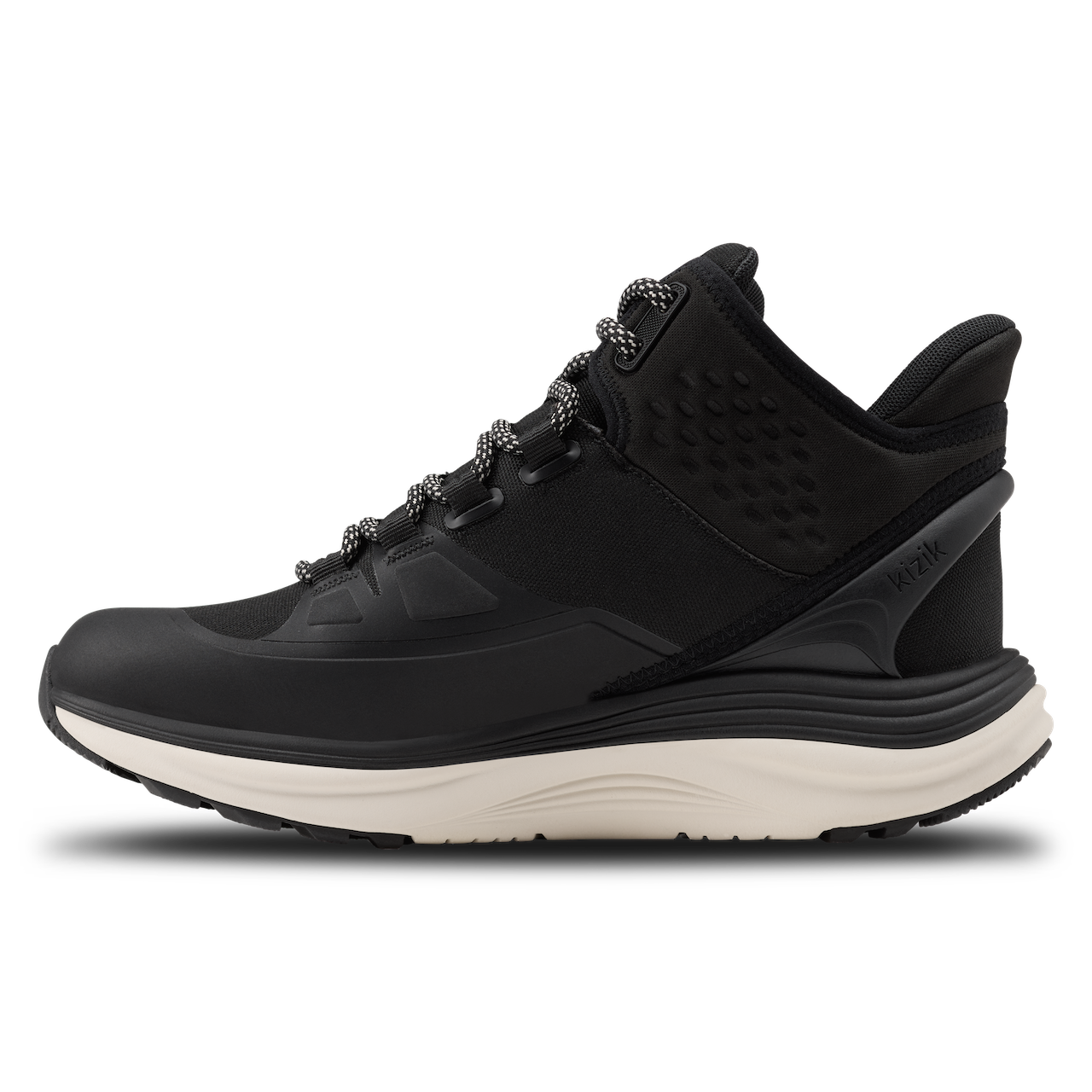 Men’s London AT MID Easy-on Boot WIDE in Black/ White