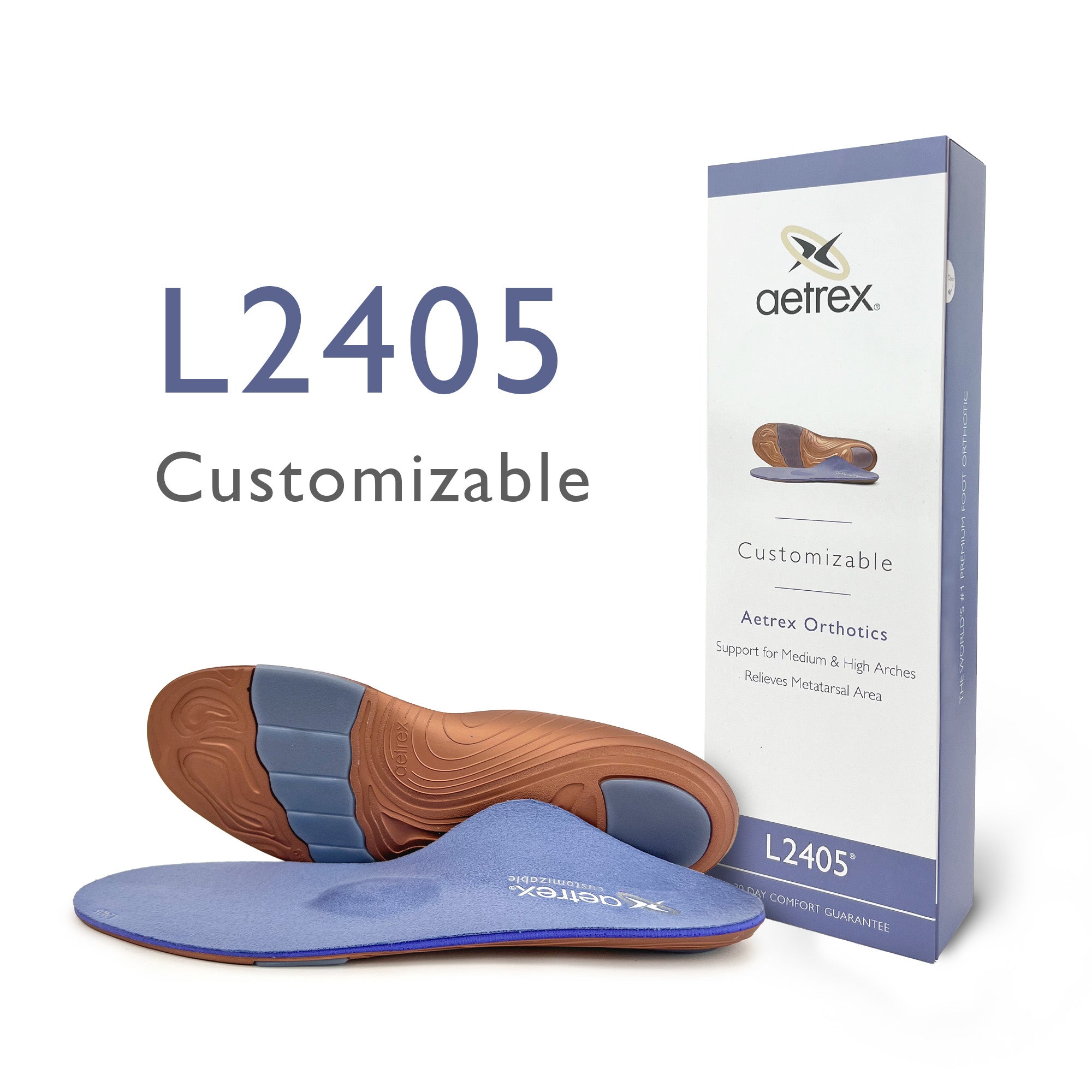 Men's L2405 Customizable Orthotics - Insole for Personalized Comfort