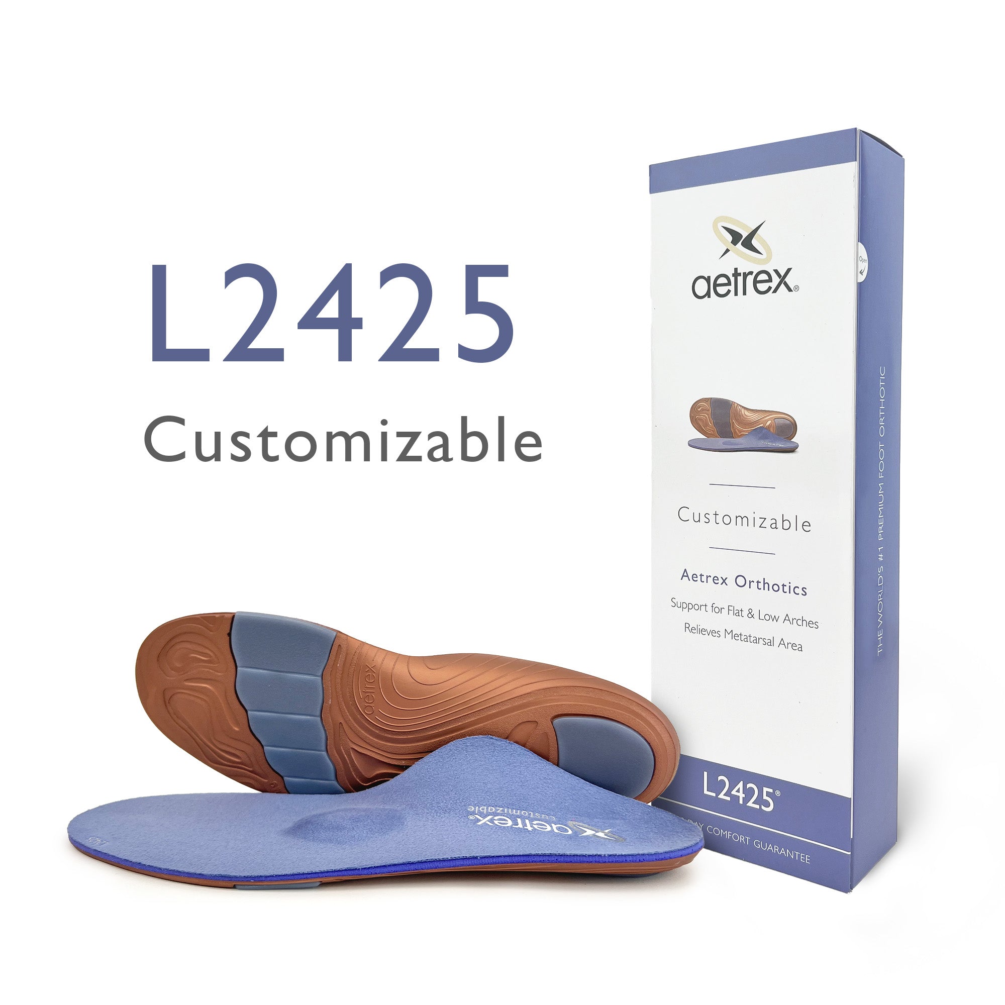 Men's L2425 Customizable Orthotics - Insole for Personalized Comfort