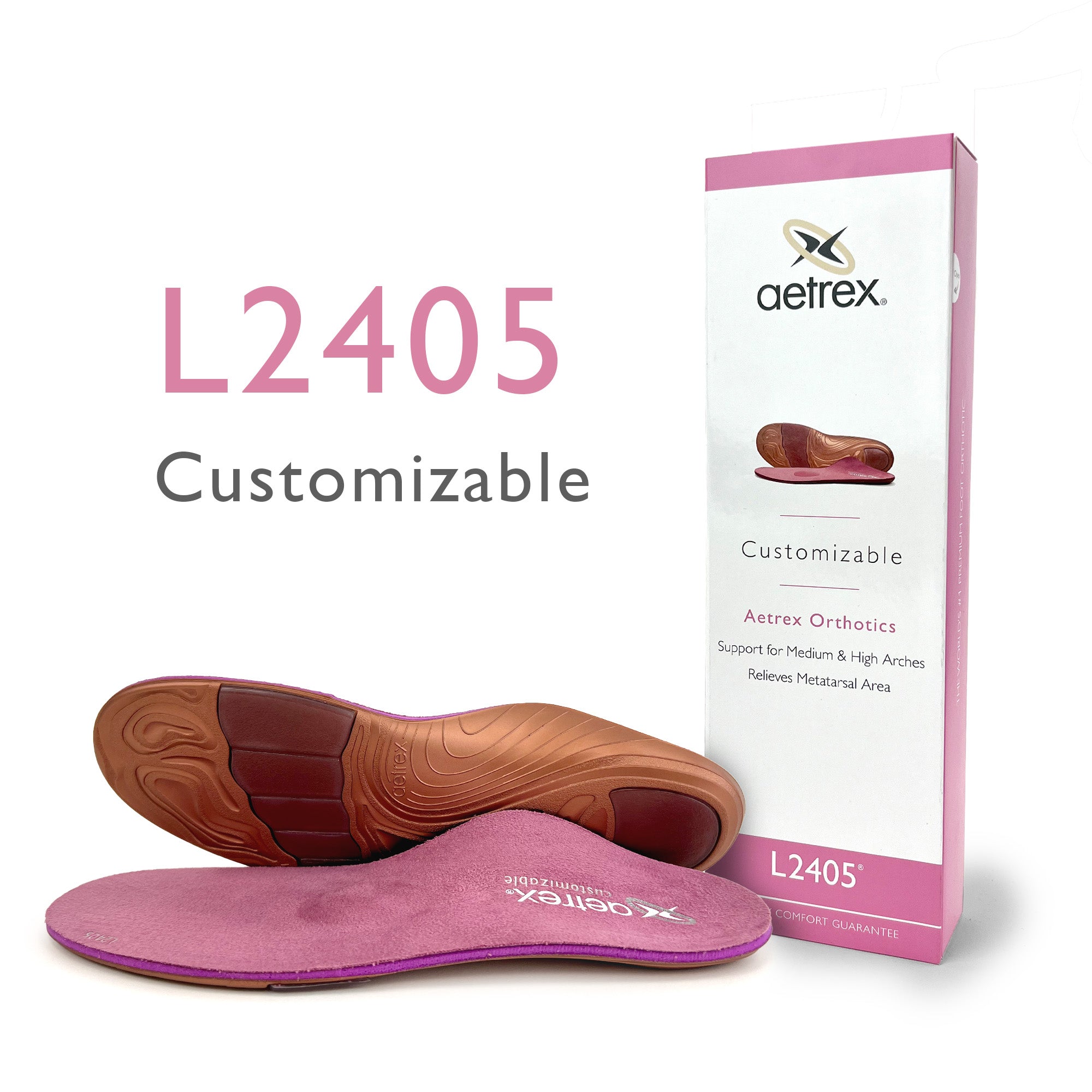 Women's L2405 Customizable Orthotics - Insole for Personalized Comfort