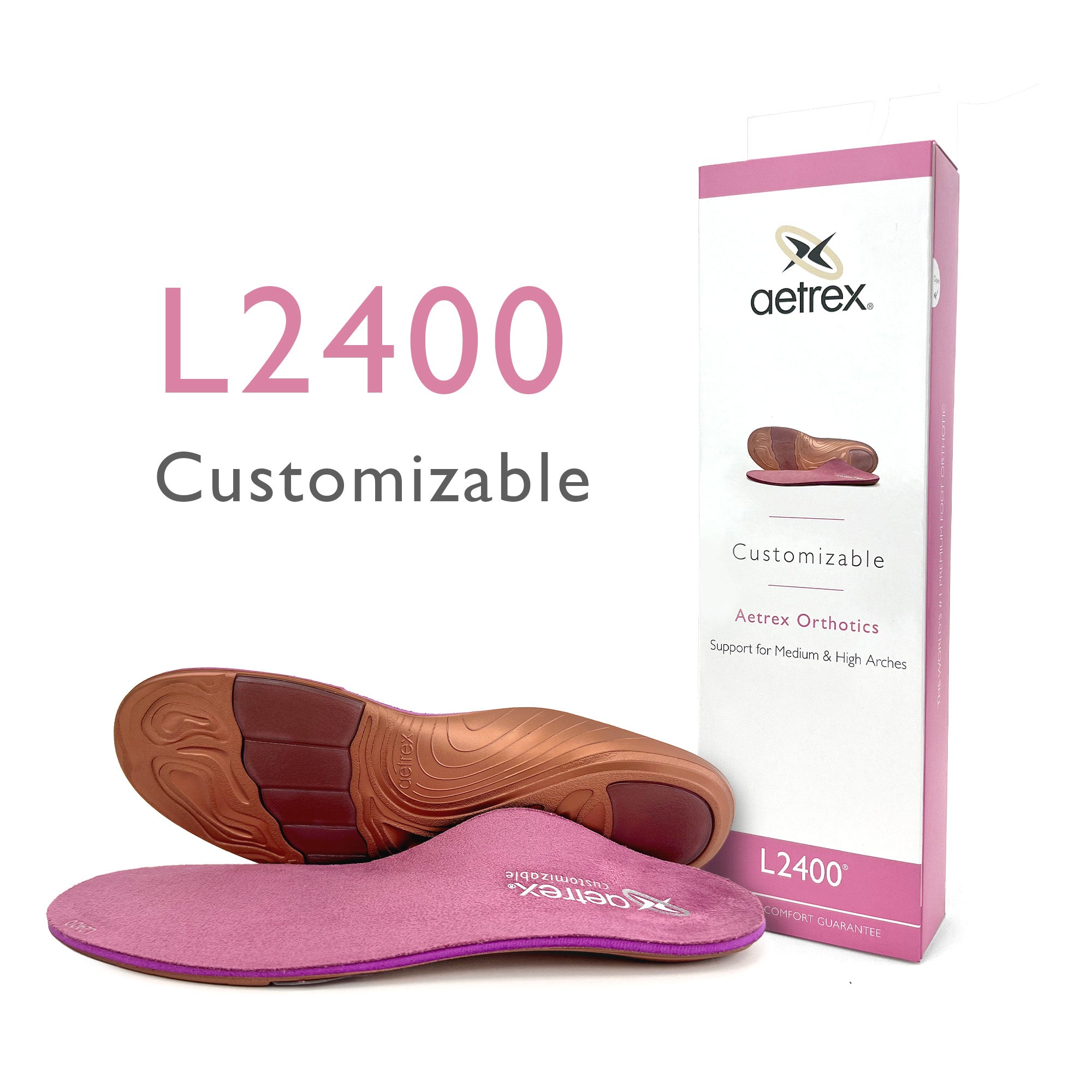 Women's L2400 Customizable Orthotics - Insole for Personalized Comfort