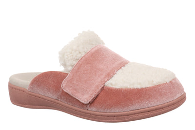 Gemma II Sherpa Cloth Slipper in Light Pink Velvet