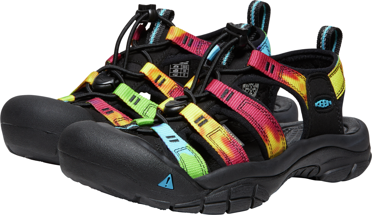 Women's Newport Retro Walking Sandal in Original Tie-Dye