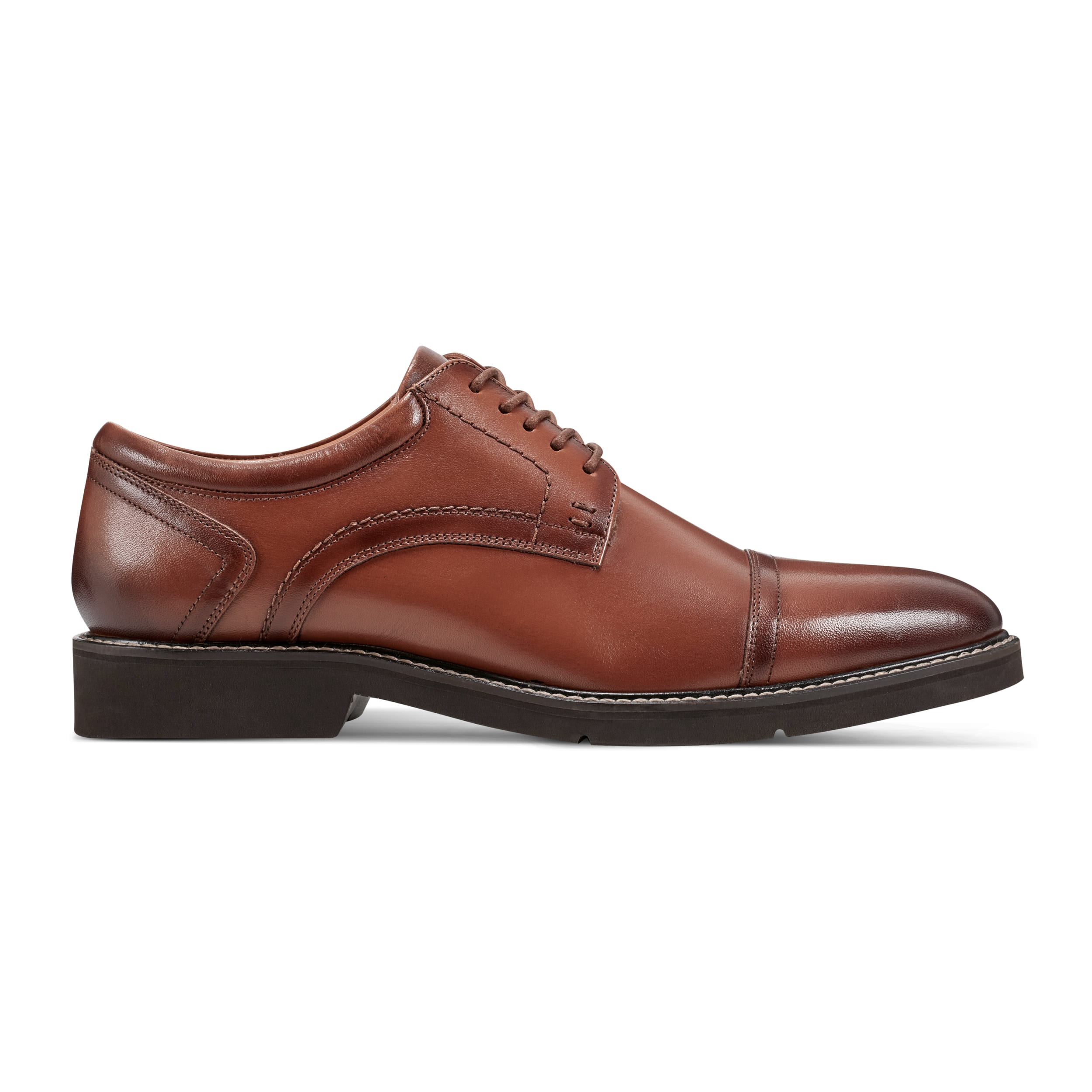 Findlay Cap Toe Work Oxford in Medium Neutral