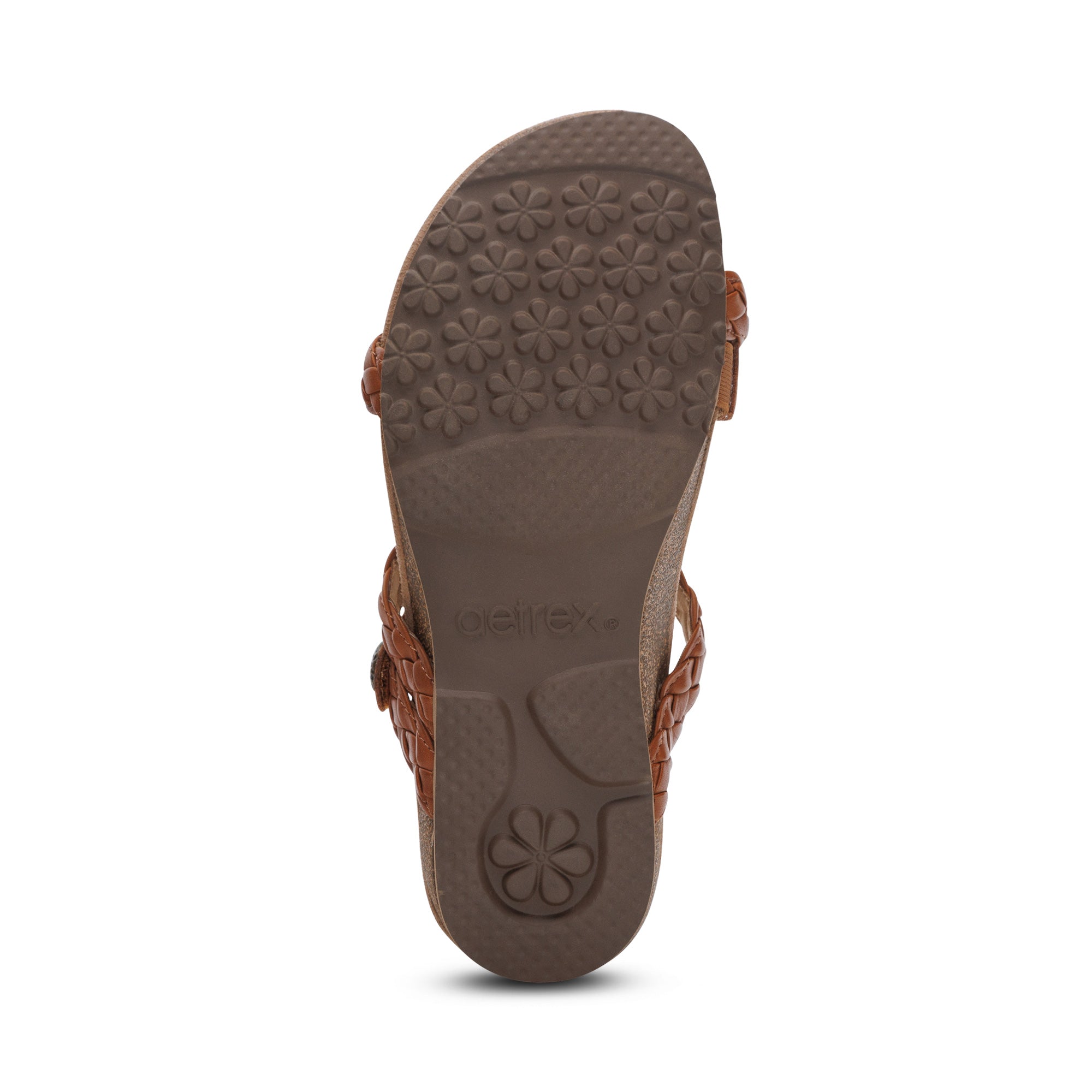 Josie Braided Slide in Ginger