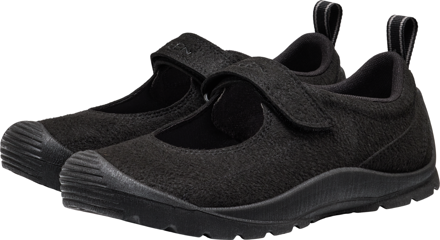 Women's Jasper Felt Mary Jane in Black/Steel