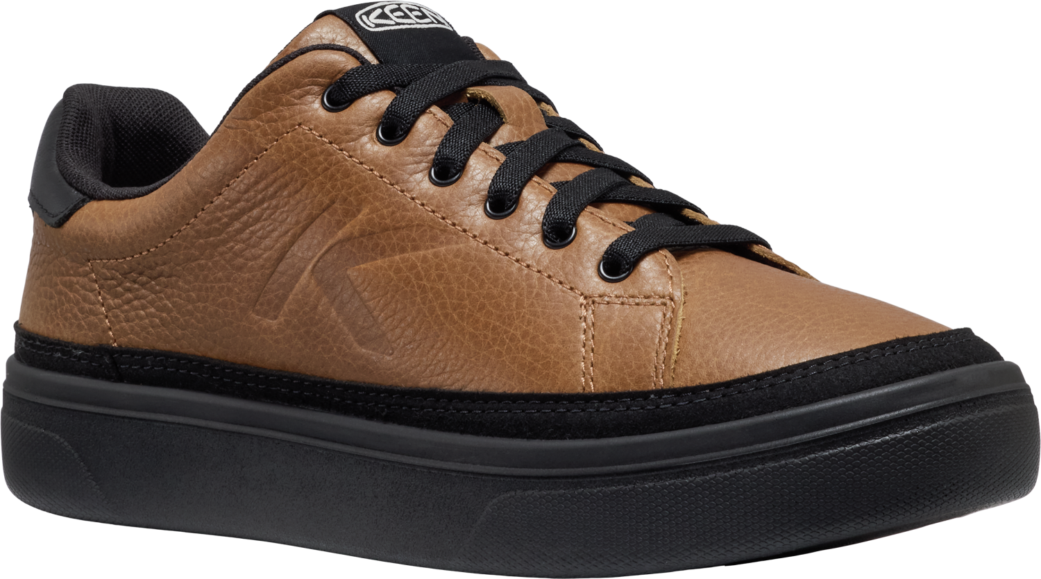 Men's KM1 Leather Court in Bison/Black