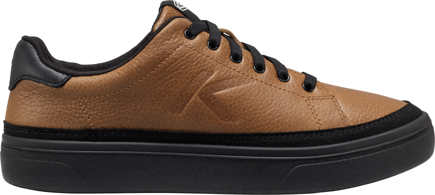 Men's KM1 Leather Court in Bison/Black