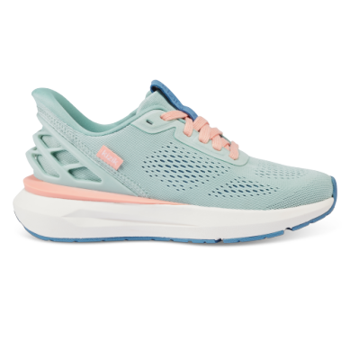 Women's Athens 2 Easy-on Sneaker WIDE in Surf Spray/ Peach Parfait