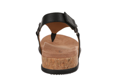 NEW and IMPROVED Kirra Toe Post Walking Sandal in Black CLOSEOUTS