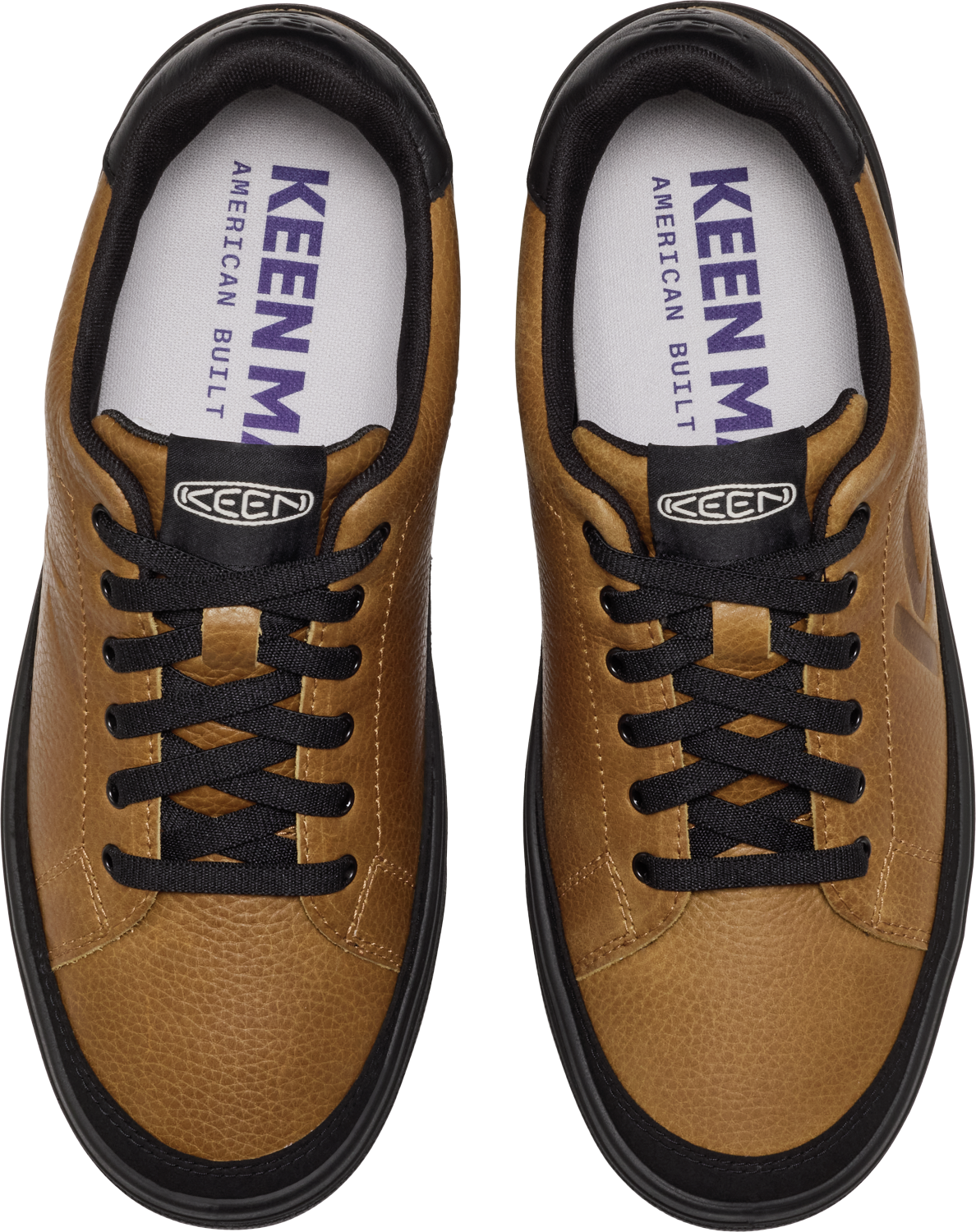 Men's KM1 Leather Court in Bison/Black