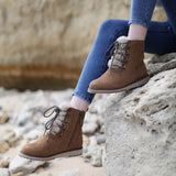 Bernice Lace Up Ankle Boot in Chestnut CLOSEOUTS