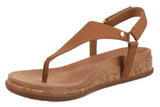 NEW and IMPROVED Kirra Toe Post Walking Sandal in Camel