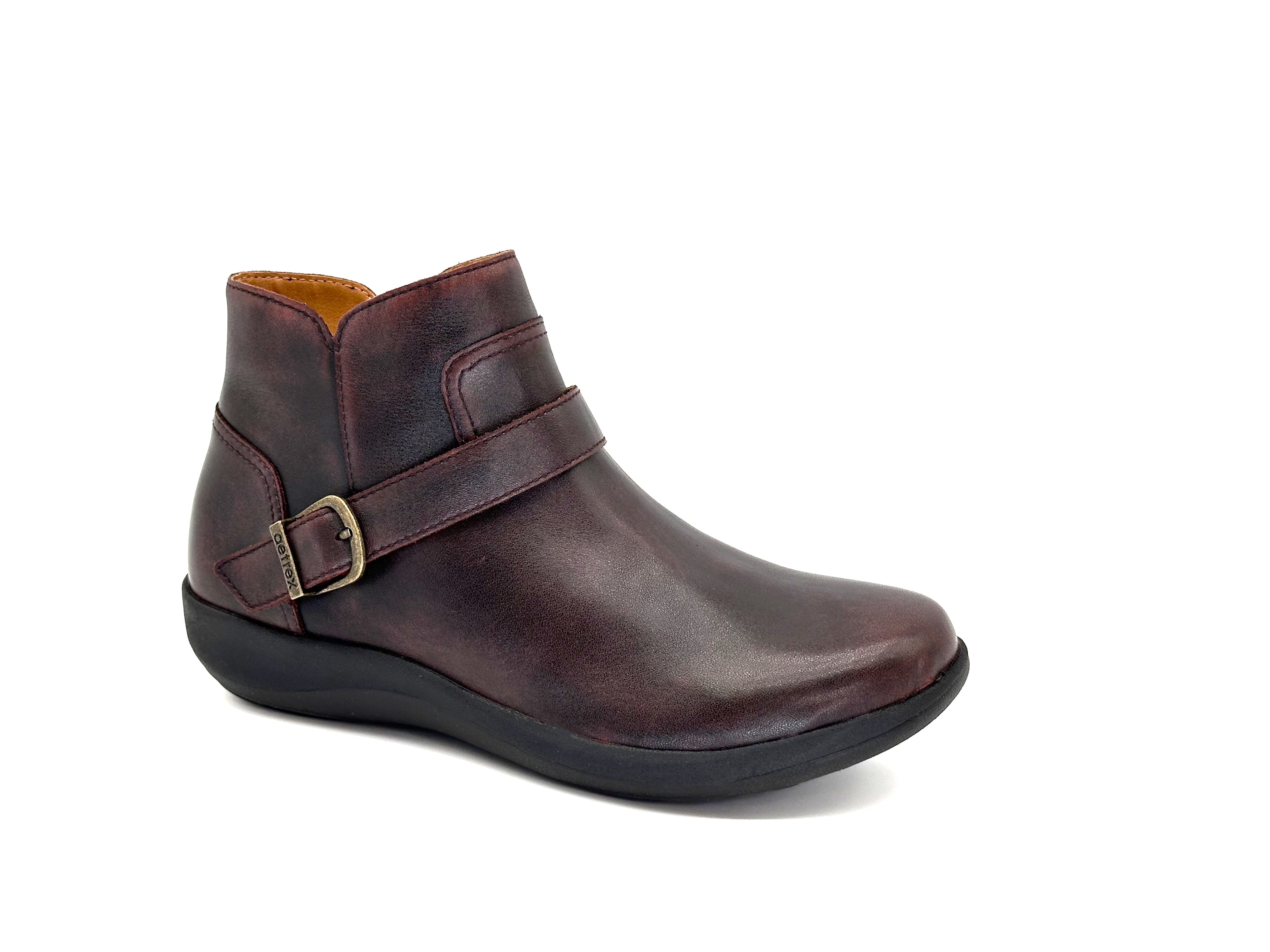 Leah Buckle Bootie In Brown