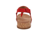 NEW and IMPROVED Kirra Toe Post Walking Sandal in Red