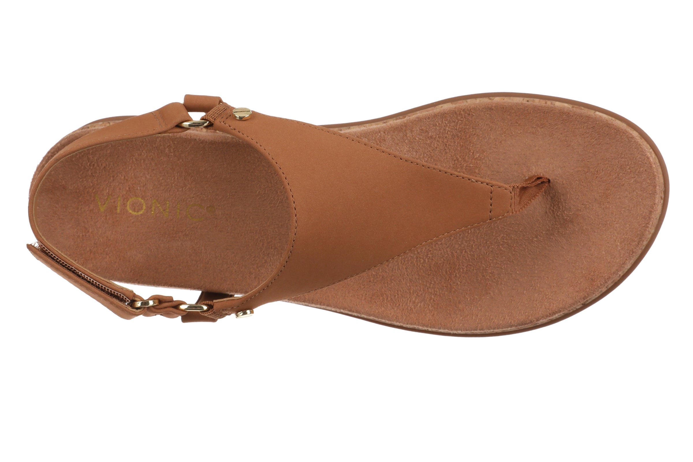 NEW and IMPROVED Kirra Toe Post Walking Sandal in Camel