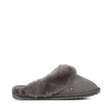 Jolie Slipper Mule in Charcoal