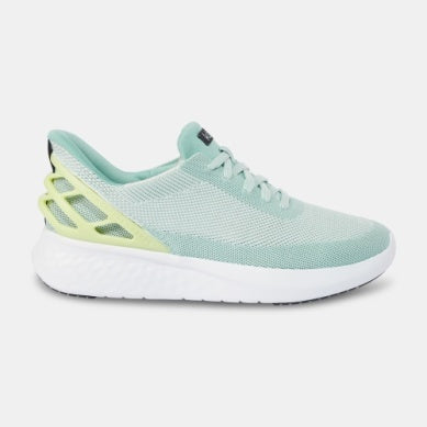 Athens Easy-on Sneaker in Surf Spray and Shadow Lime