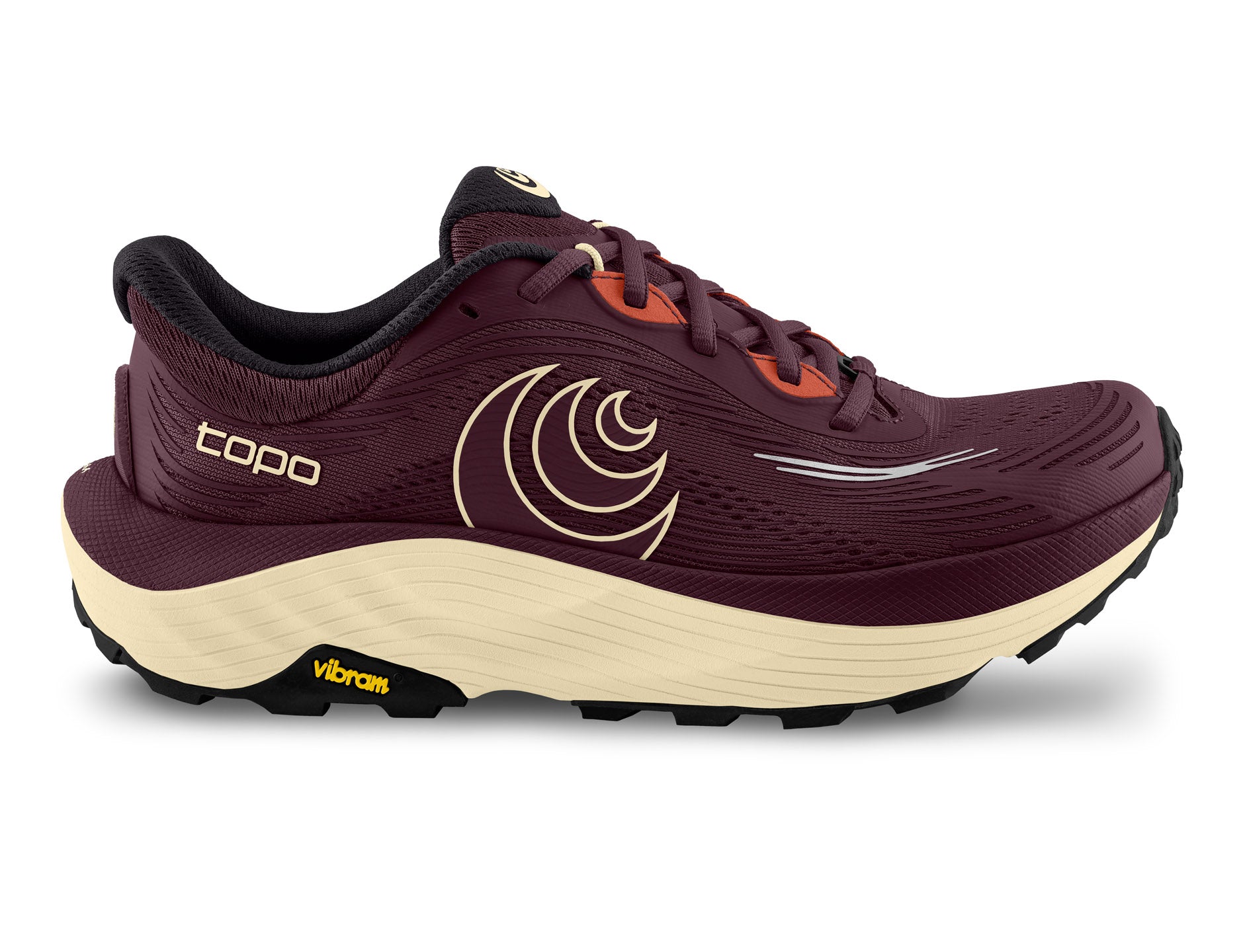 Women's Ultraventure 5 in Maroon/ Tan