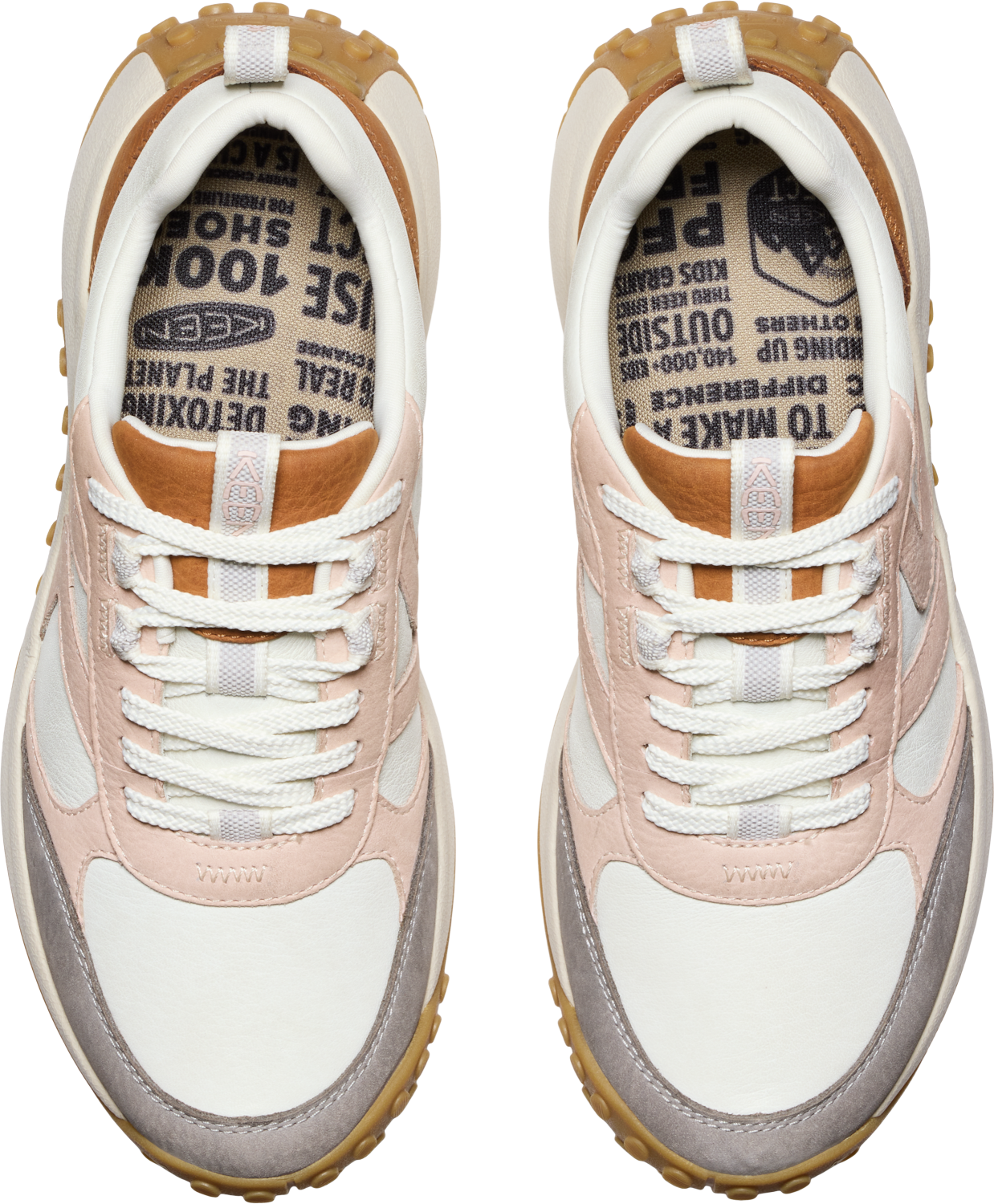 Women's KS86 Leather Sneaker in Keen Maple/Cameo Rose