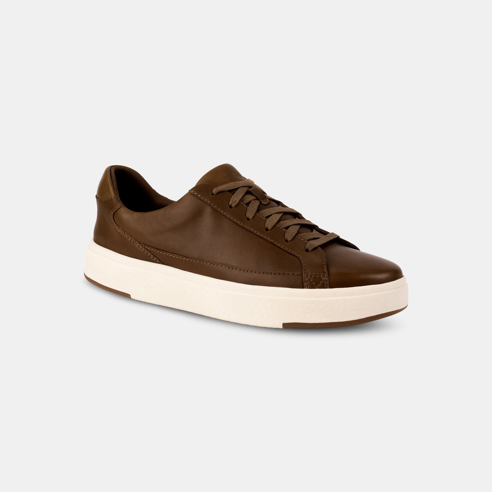 Vegas easy-on Leather Sneaker WIDE in Chestnut