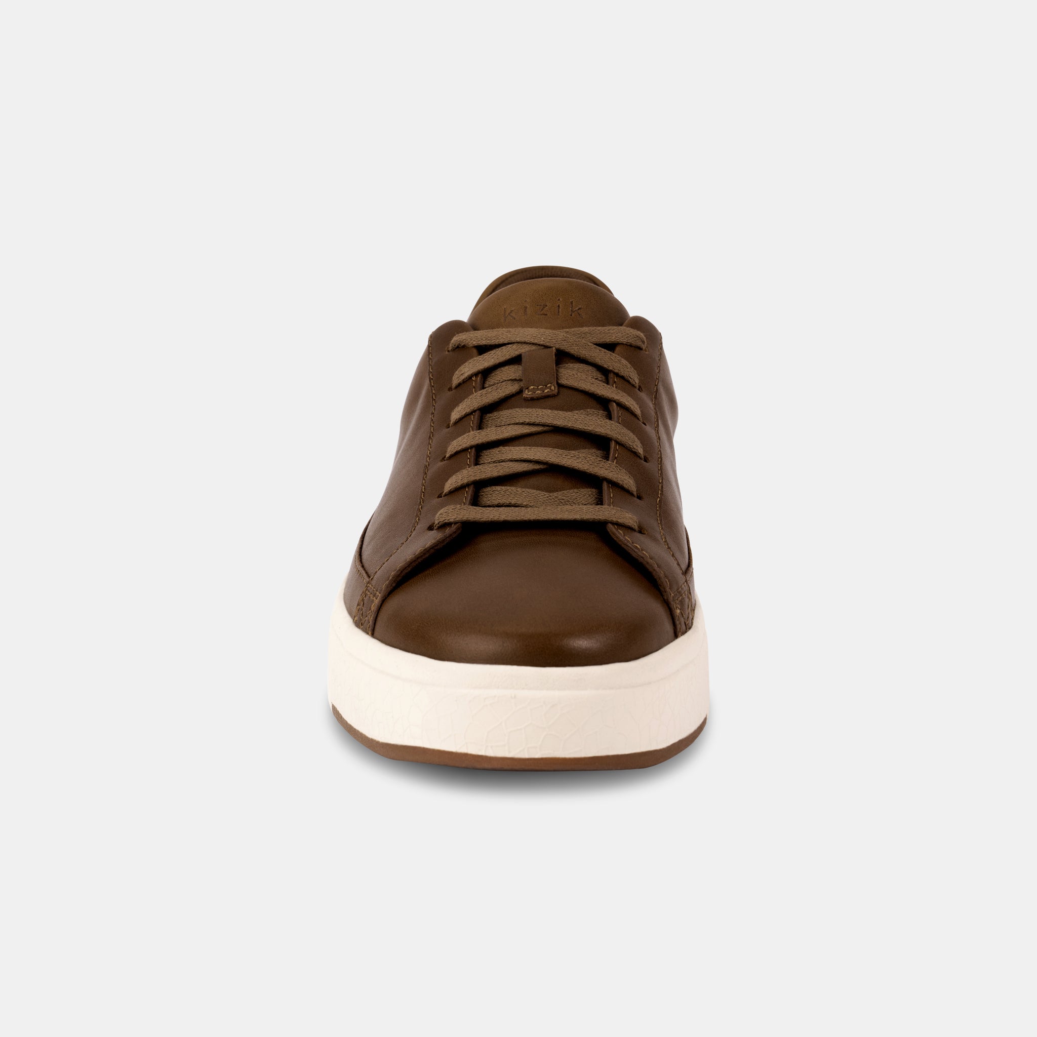 Vegas easy-on Leather Sneaker WIDE in Chestnut