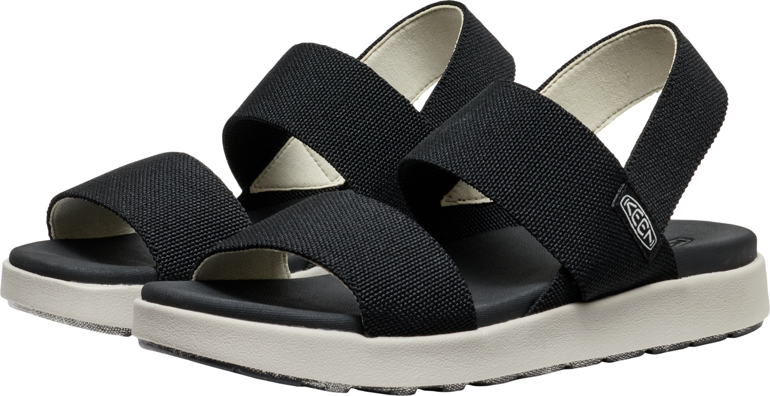 Elle Backstrap Sandal WIDE in Black CLOSEOUTS