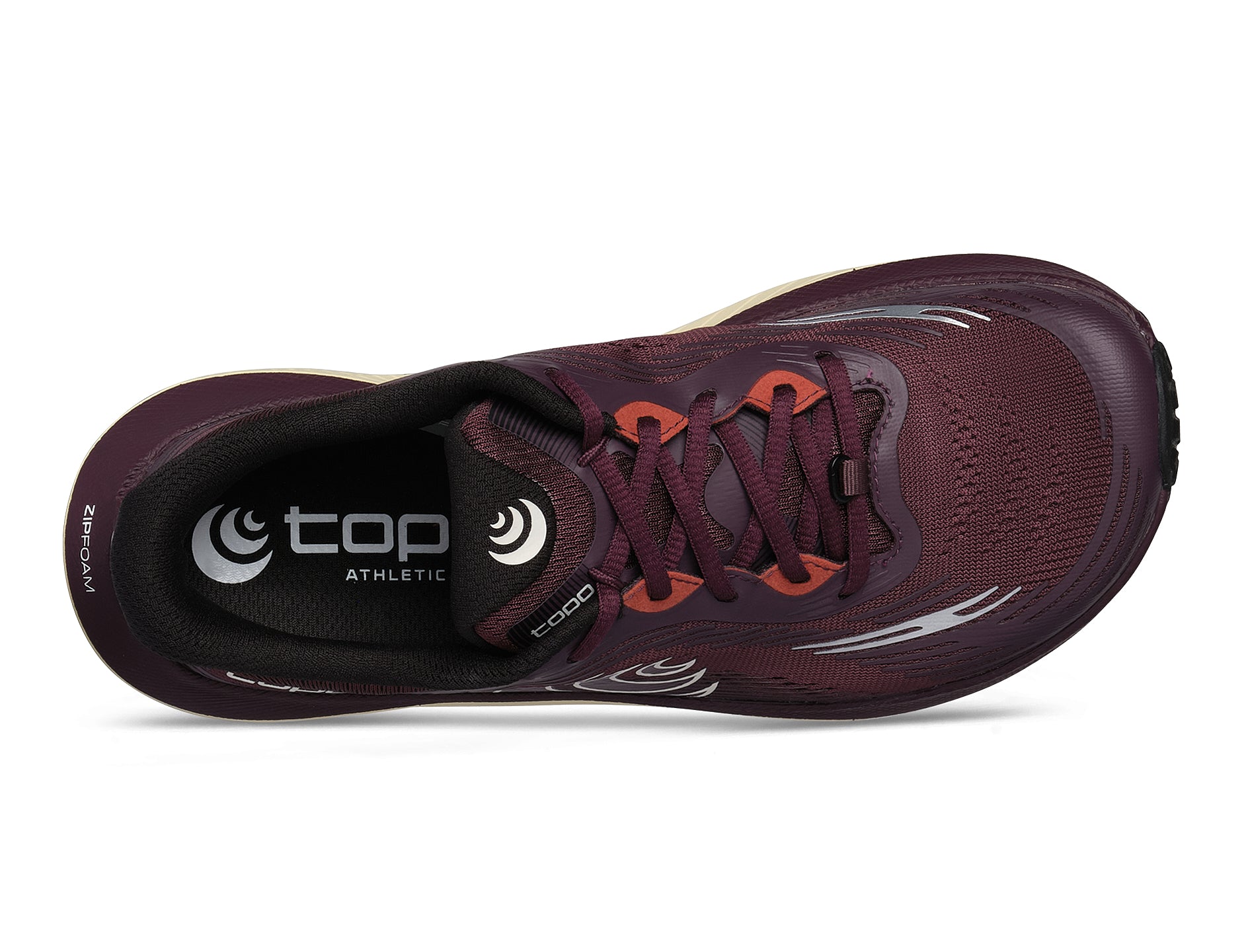 Women's Ultraventure 5 in Maroon/ Tan