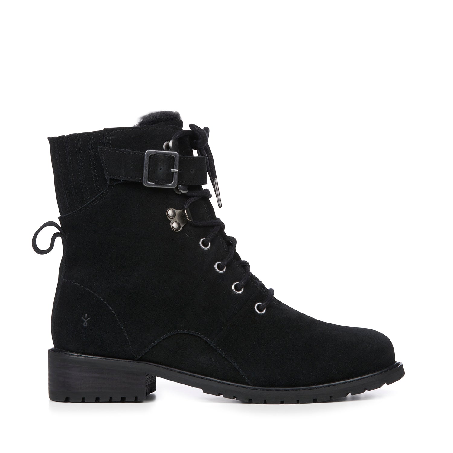 Cassab All Weather Lace Up Boot in Black