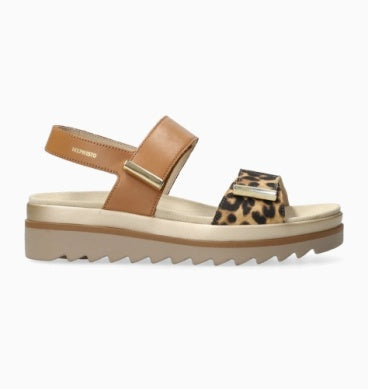 Dakota Sporty Platform Sandal in Brown