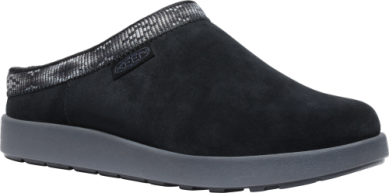 Elle Suede Mule in Black/Magnet CLOSEOUTS