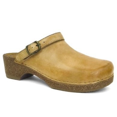 Beckie Cork Clog with Convertible Sling Back in Natural