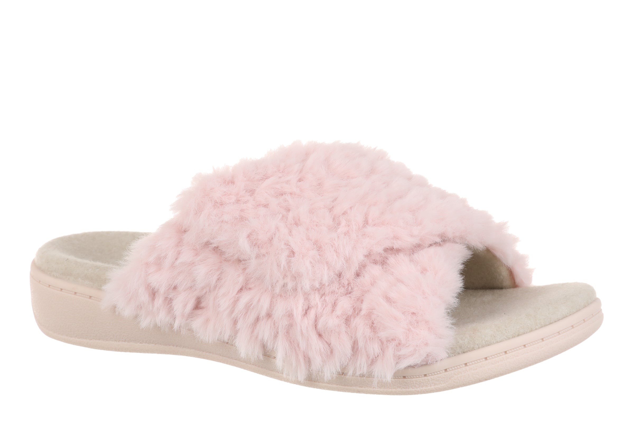 Relax II Open-Toe Slipper in Light Pink