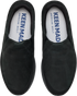 Men's KM2 Leather Slip-On In Black/Black
