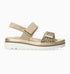 Dominica Sporty Platform Sandal in Light Sand