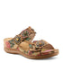 Feelsgreat Chic Wedge Sandal in Beige Multi