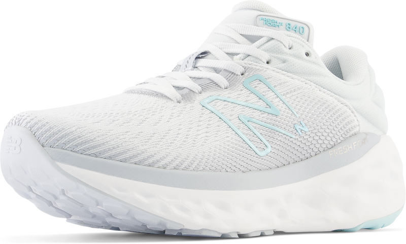 Women's 840 MORE Quartz Grey with Virtual Blue and Bright Cyan