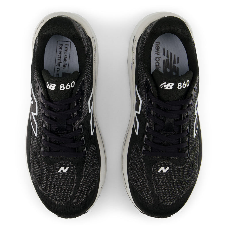 Women's 860 Black with White V15