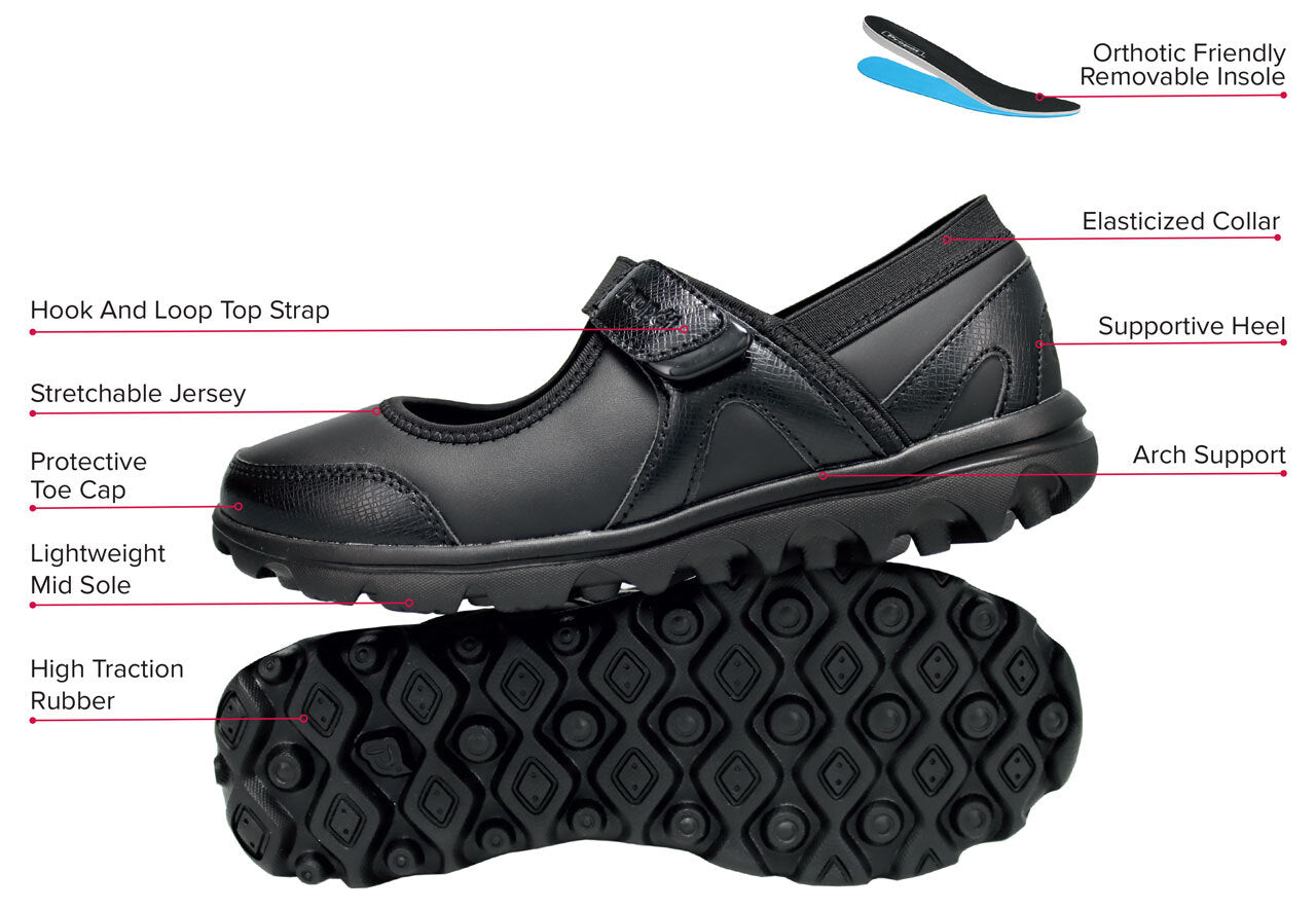 Womens's Onalee Mary Jane in Black