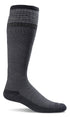 Diamond Dandy Moderate Graduated Compression Sock in Black