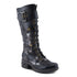 Kisha-Boss Stylish Leather Boot in Black Multi