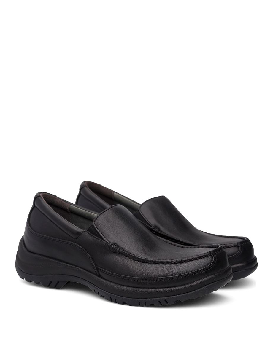 Wayne Black Slip Resistant Slip On