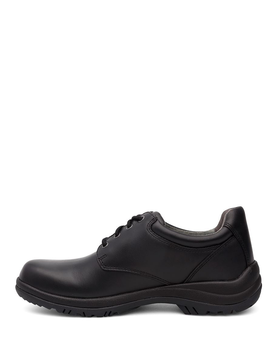 Walker Black Slip Resistant Leather Oxford