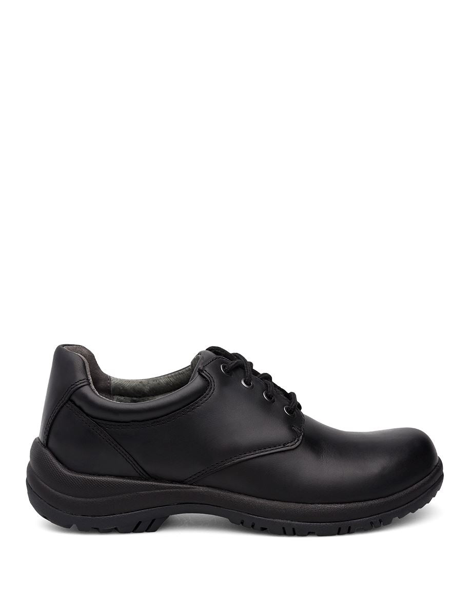 Walker Black Slip Resistant Leather Oxford