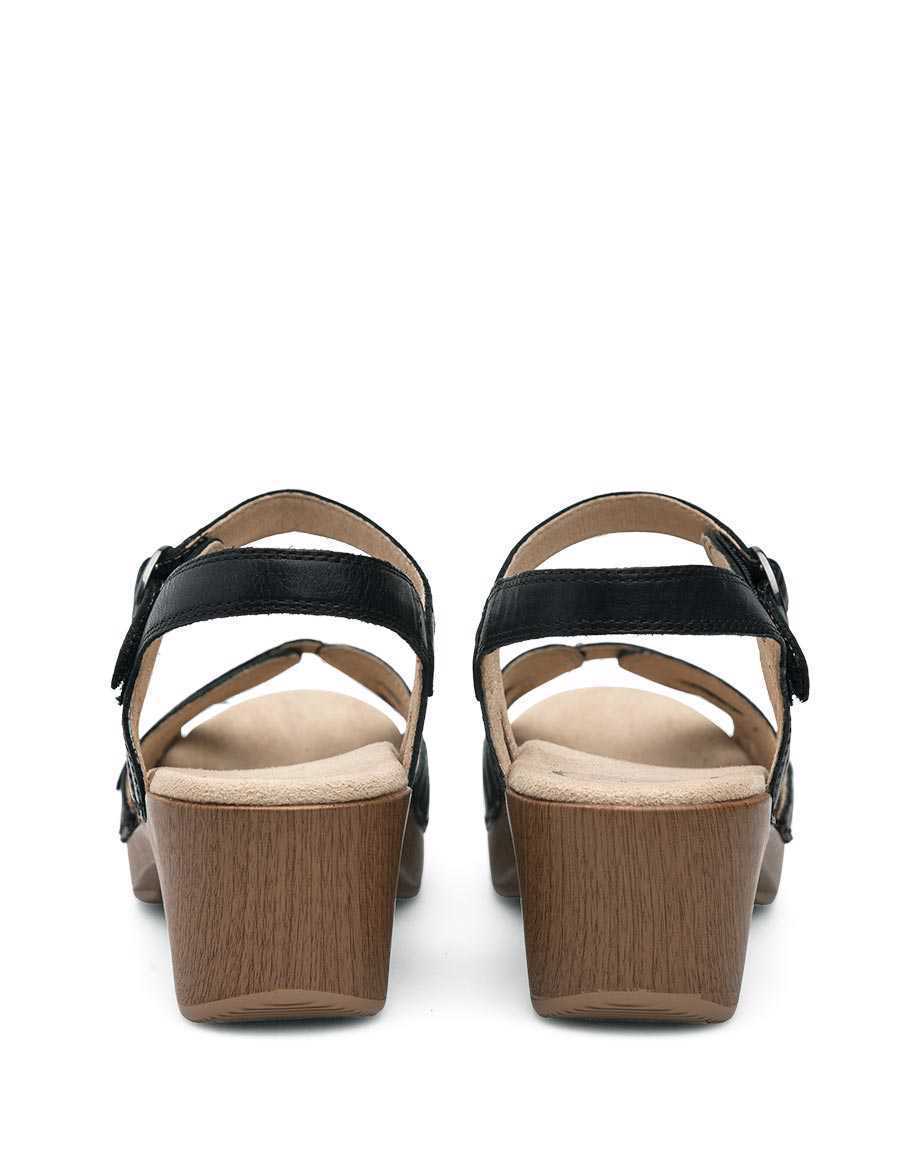 Season Fancy Clog Sandal in Black