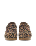 The Professional Clog in Leopard Suede