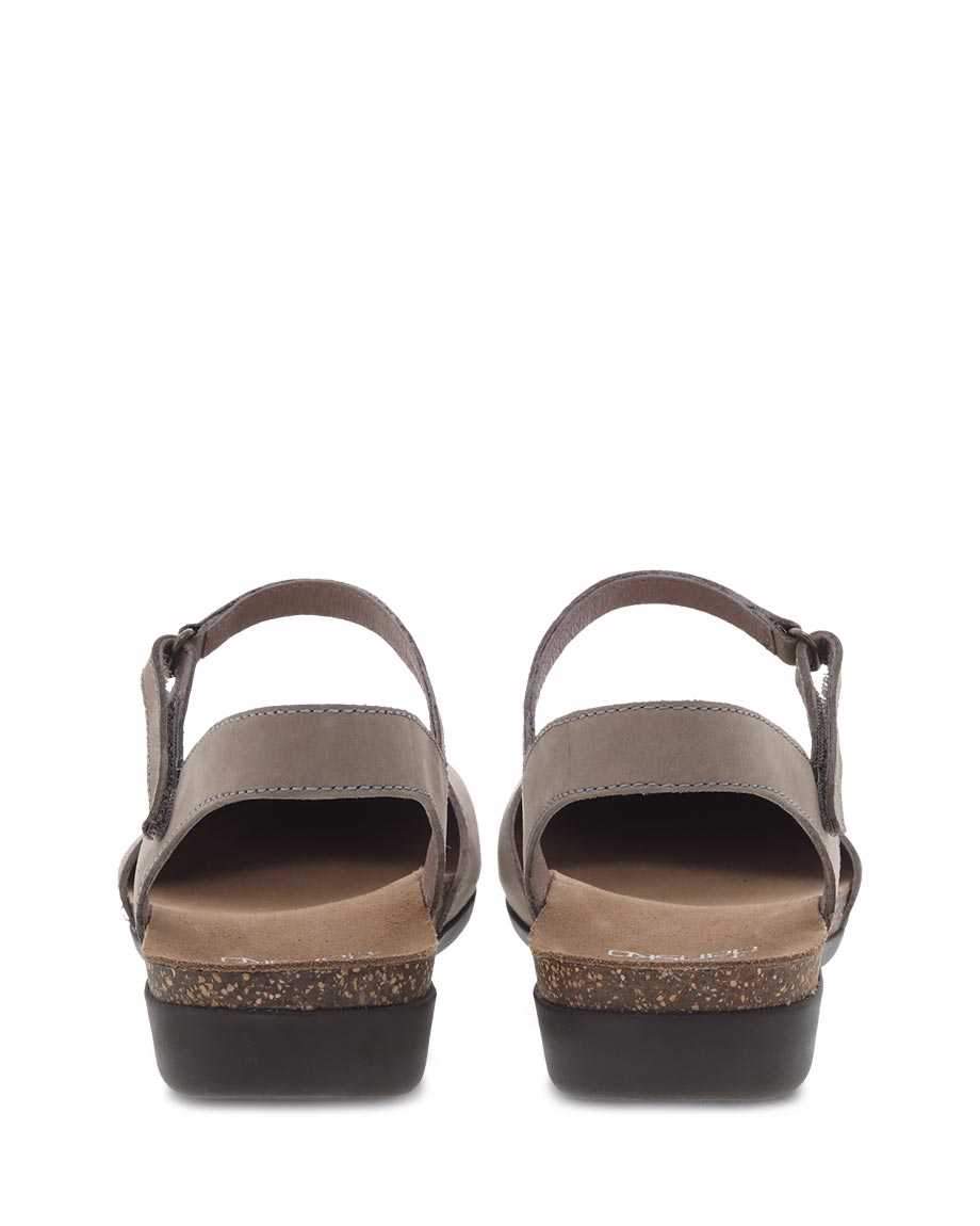 Rowan Closed Toe Sandal in Taupe