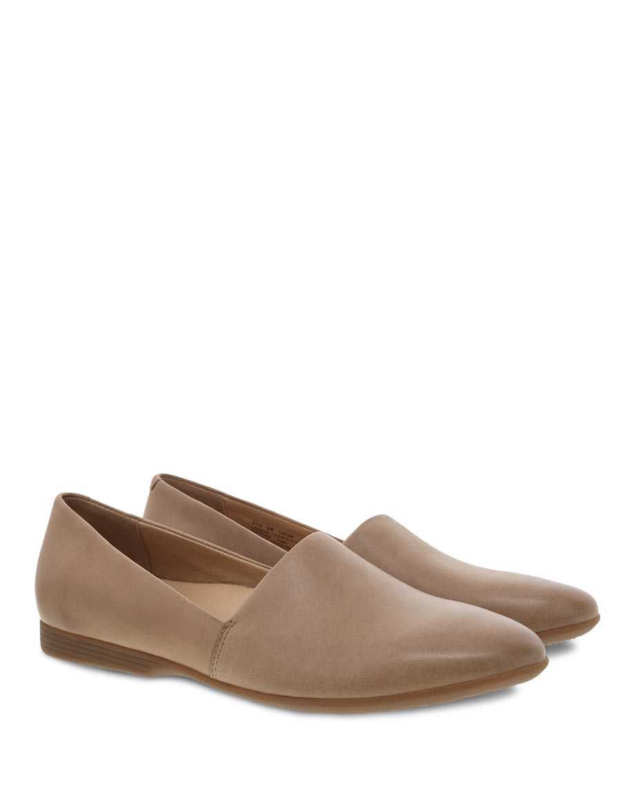 Larisa Modern Smoking Loafer in Tan