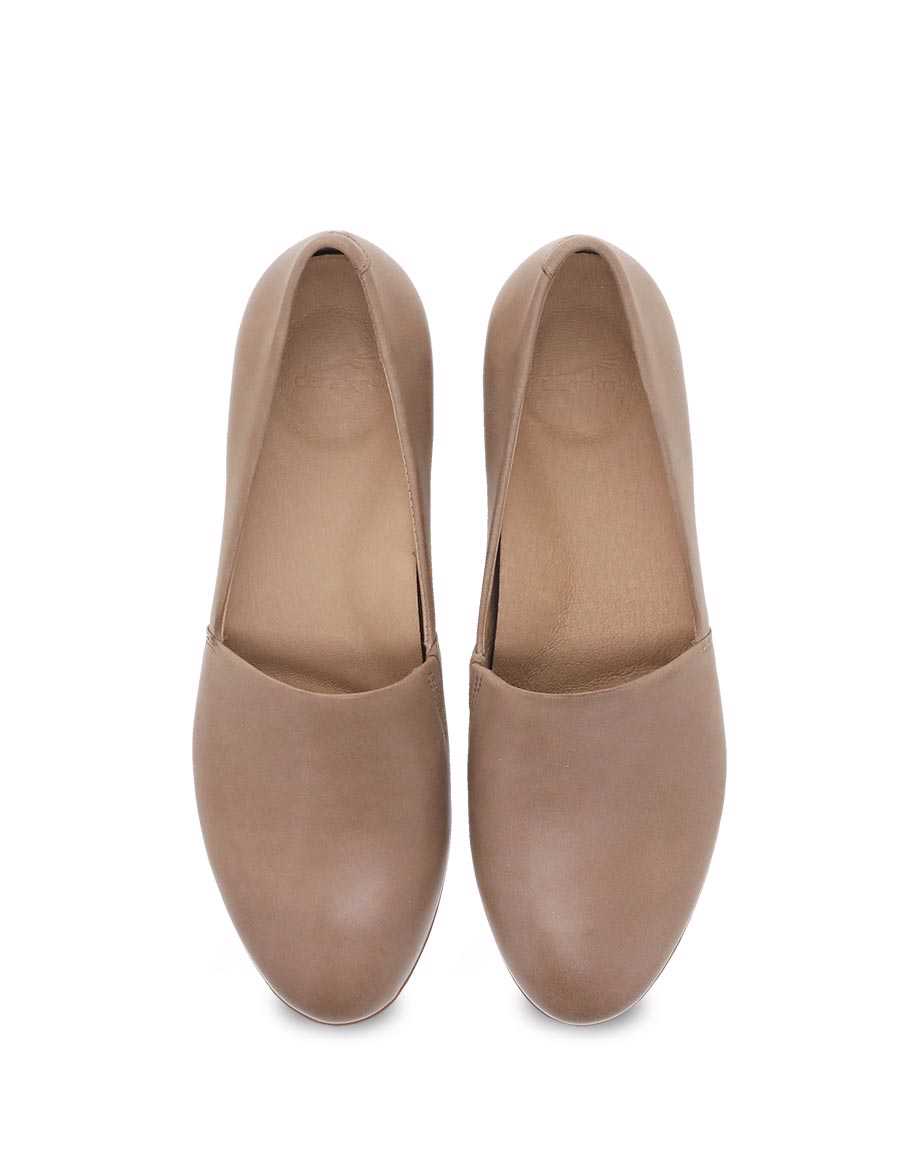 Larisa Modern Smoking Loafer in Tan